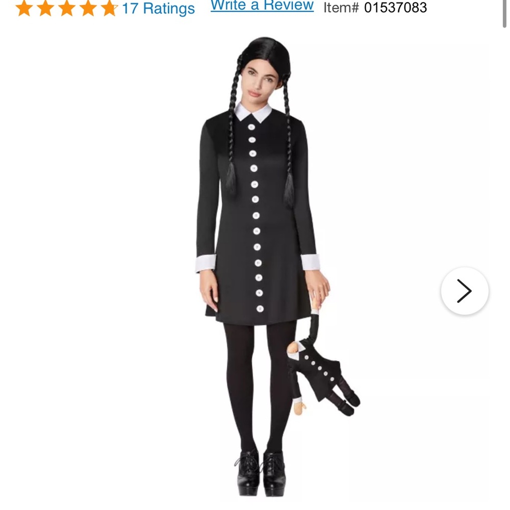Wednesday Addams Halloween Costume